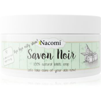 Nacomi Bye-Bye oily skin! săpun negru pentru fata si corp - imagine 2